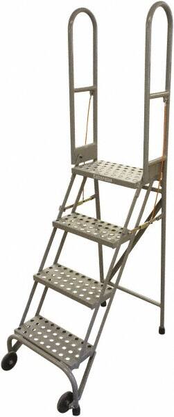 Steel Rolling Ladder: 4 Step MPN:SAS4A6E1