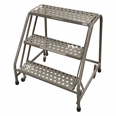 Rolling Ladder 30 in.H x 30 in.W 3 Steps MPN:1003N2630A6E10B3C1P6