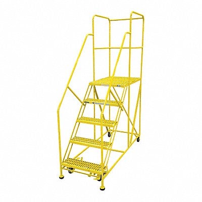 Work Platform 5 Step Steel 86In. H. MPN:5WP2436RA3B4B8AC2P6