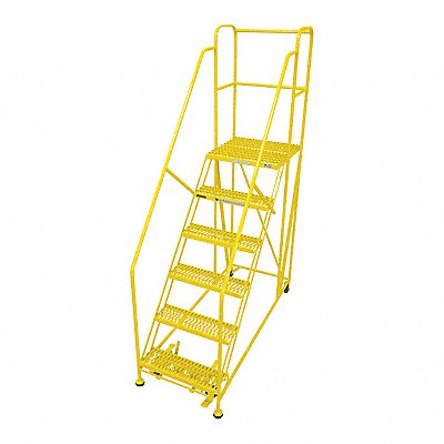 Work Platform 6 Step Steel 96In. H. MPN:6WP2424RA3B4B8AC2P6