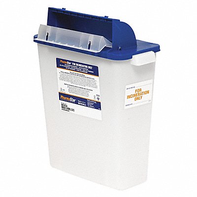 Sharps Container 3 gal Hinged Lid PK5 MPN:KKPS1006SA