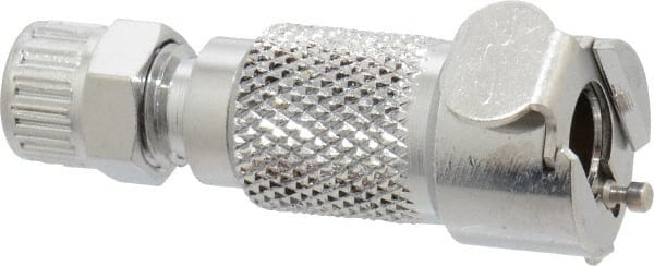 Push-to-Connect Tube Fitting: Coupling Body, Straight, 1/4