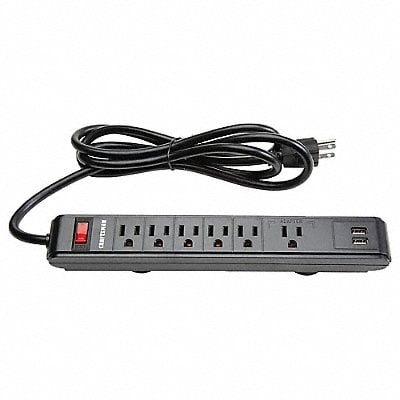 Black Magnetic Power Strip Steel MPN:CMST82693