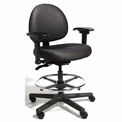 Intensive 24/7 Chair Black 24-34 Seat Ht MPN:TRMH4-2RK-2B