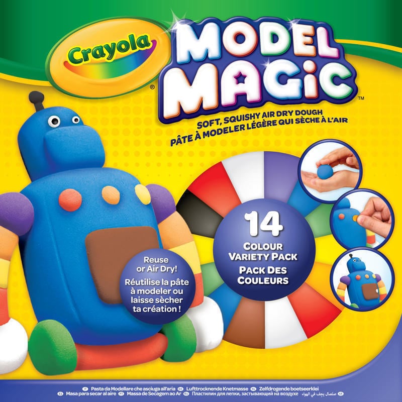 Crayola Model Magic Variety Pack, Assorted Colors, Pack Of 14 (Min Order Qty 6) MPN:23-2403