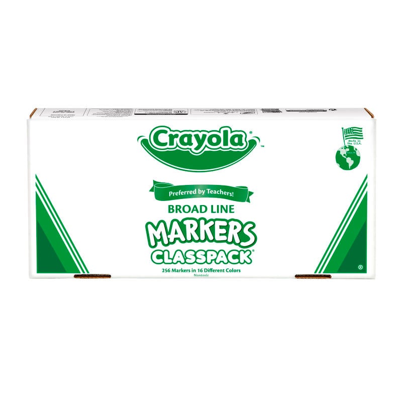 Crayola Broad Line Marker Classpack MPN:58-8201