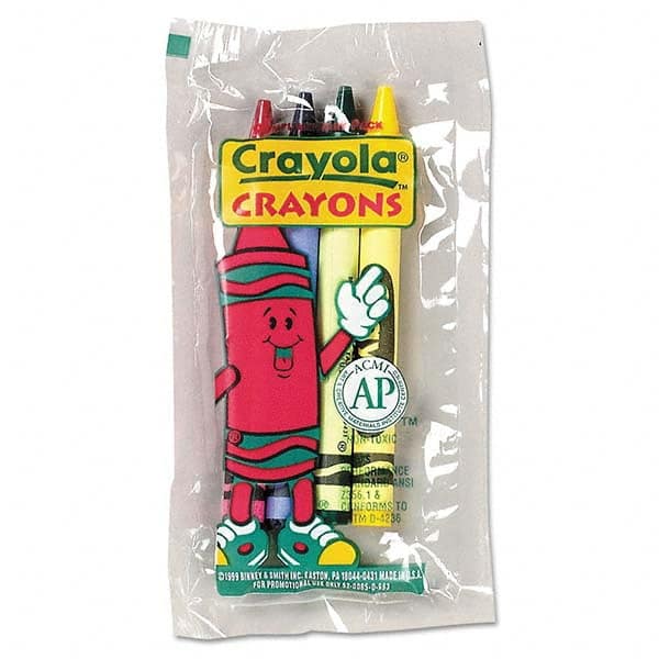 All Purpose Wax Crayon Marker: Blue, Green, Red & Yellow, Wax-Based, Standard Point MPN:CYO520083