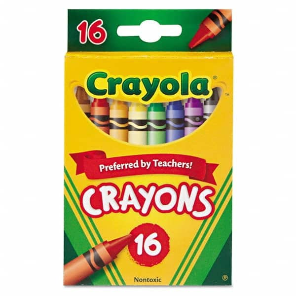 All Purpose Wax Crayon Marker: Assorted Color, Wax-Based, Standard Point MPN:CYO523016