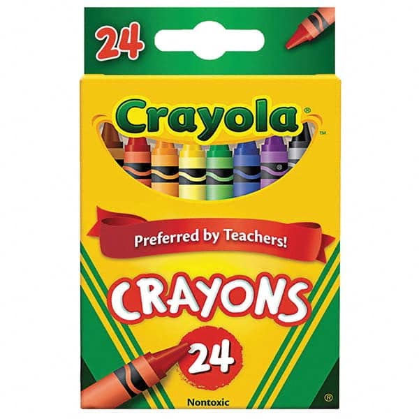 All Purpose Wax Crayon Marker: Assorted Color, Wax-Based, Standard Point MPN:CYO523024