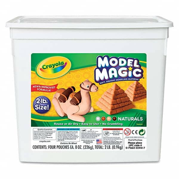 Model Magic Modeling Compound Assorted Natural Colors 2 Lbs. MPN:CYO232412