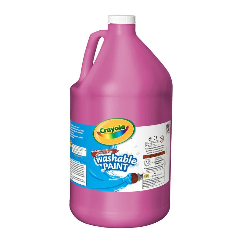 Crayola Washable Paint, Magenta, Gallon (Min Order Qty 3) MPN:54-2128-69