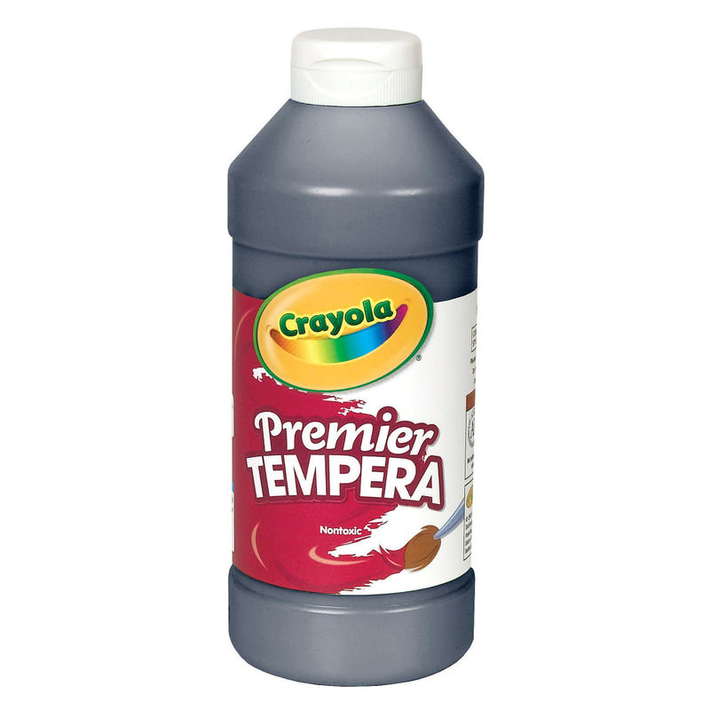 Crayola Premier Tempera Paint, Black (Min Order Qty 6) MPN:541216051