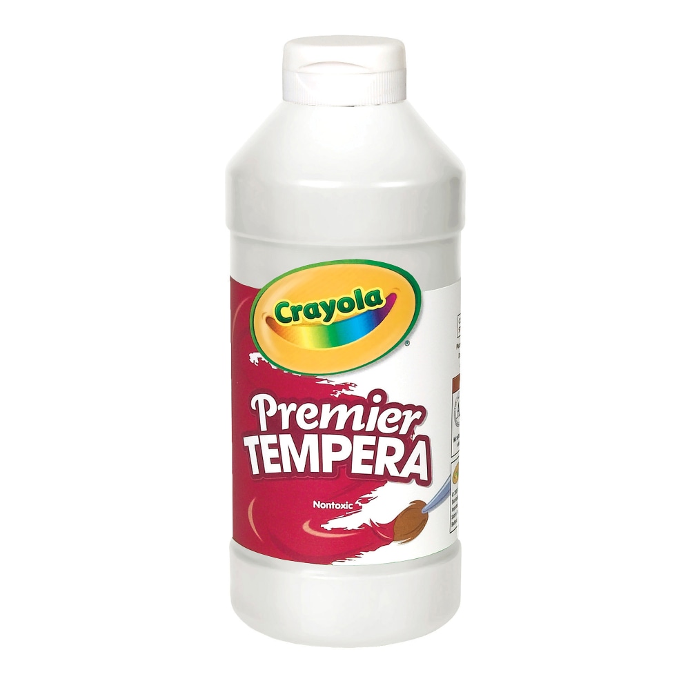 Crayola Premier Tempera Paint, White (Min Order Qty 6) MPN:541216053