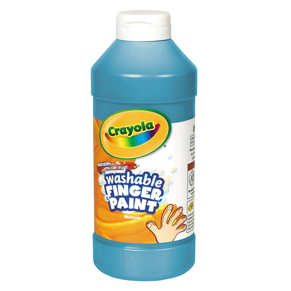 Crayola Washable Finger Paint, 16 Oz., Blue (Min Order Qty 6) MPN:551316042