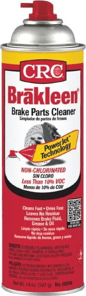 Brake Parts Cleaner: 20 oz, Aerosol Can MPN:1003660