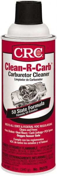 Carburetor Parts Cleaner: 12 oz, Aerosol Can MPN:1003799