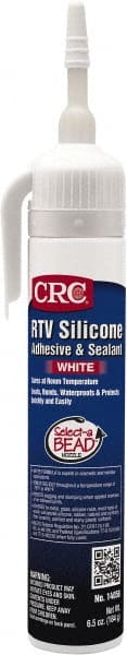 Elastic Sealant: 8 oz Tube, White, RTV Silicone MPN:1004789