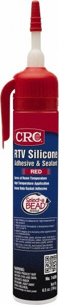 Elastic Sealant: 8 oz Tube, Red, RTV Silicone MPN:1004793