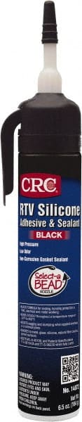 Elastic Sealant: 8 oz Tube, Black, RTV Silicone MPN:1004799