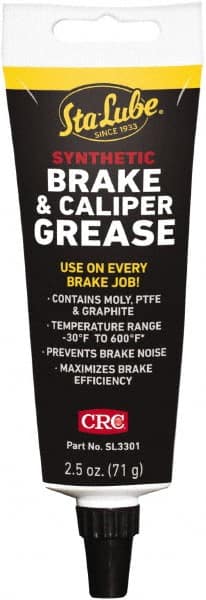 High Temperature Grease: 2.5 oz Tube, Graphite Molybdenum Disulfide & Synthetic with Polytetrafluroethylene MPN:1007897