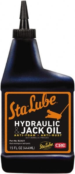 Hydraulic Machine Oil: SAE 20, ISO 46, 15 oz, Bottle MPN:1007845