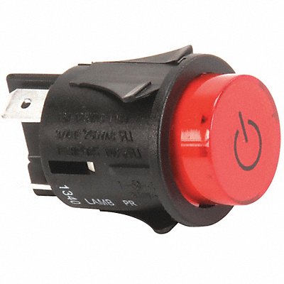 Red Push Button Power Switch MPN:0808125