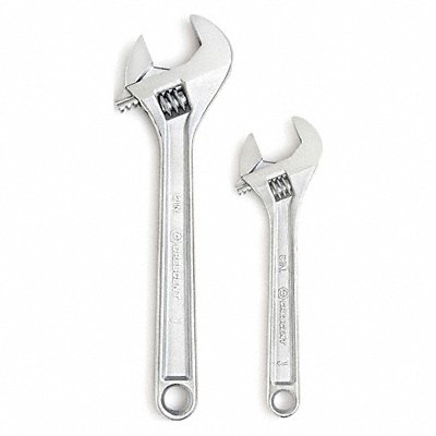 Adjustable Wrench 2pc. 12in. Chrome Set MPN:AC2812VS