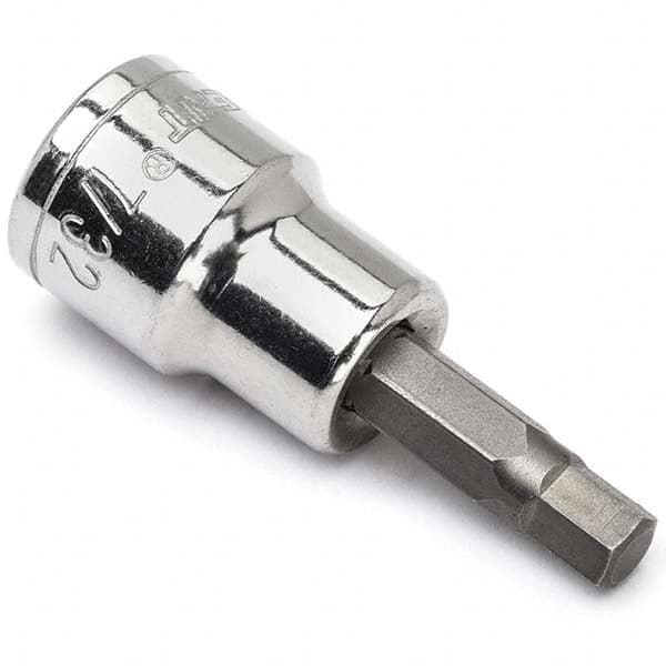 Hand Hex Bit Socket: 3/8