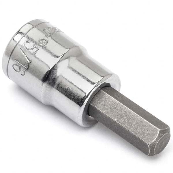 Hand Hex Bit Socket: 3/8