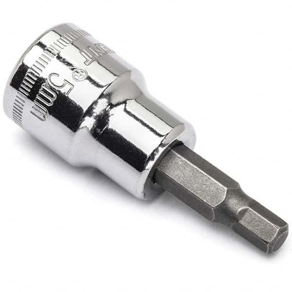 Hand Hex Bit Socket: 3/8