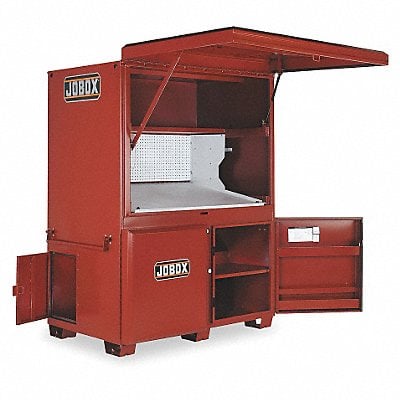 Jobsite Cabinet 80 in Brown MPN:1-674990