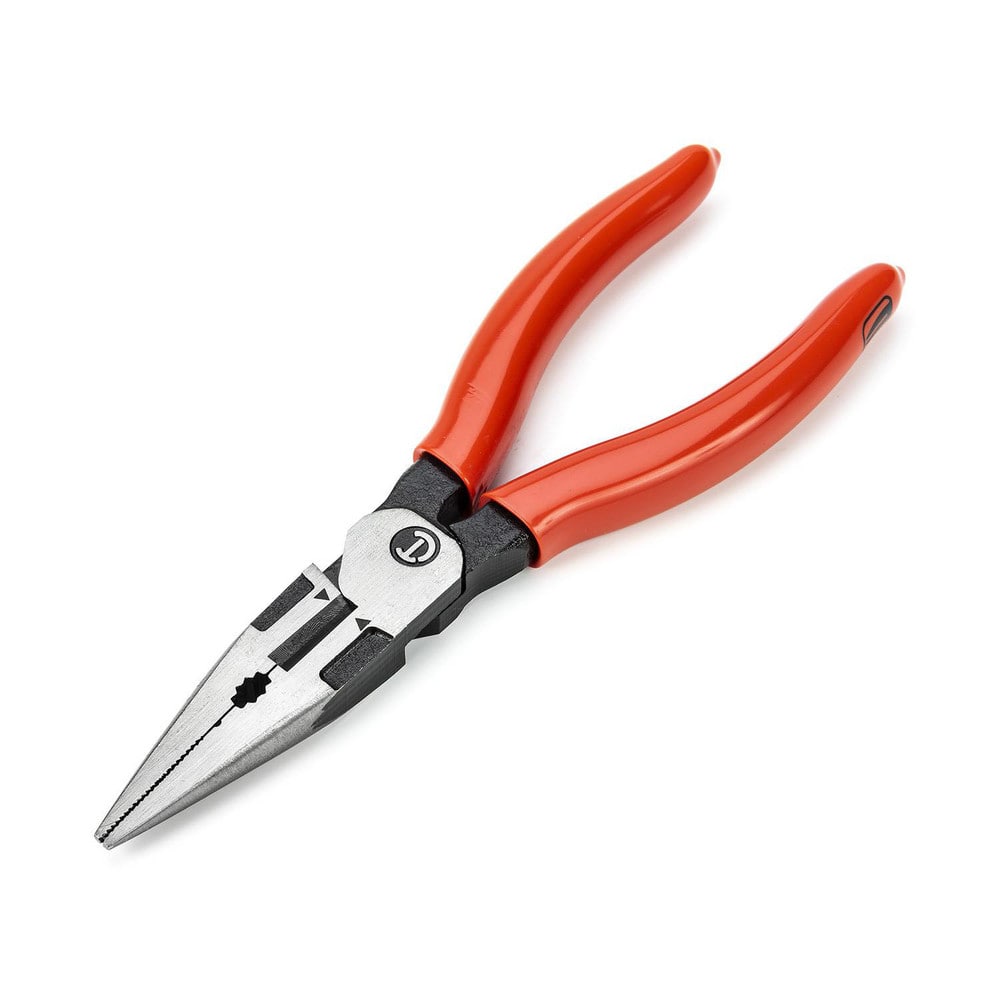 Long Nose Pliers, Pliers Type: Long Nose Pliers, Jaw Texture: Crosshatch, Jaw Length (Decimal Inch): 2.0000, Jaw Width (Decimal Inch): 0.12 MPN:Z6546-06