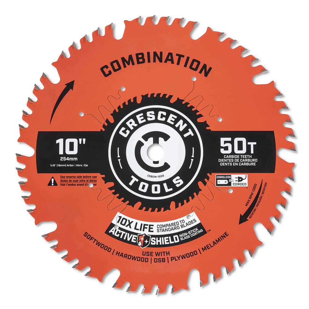 Wet & Dry Cut Saw Blade: 10