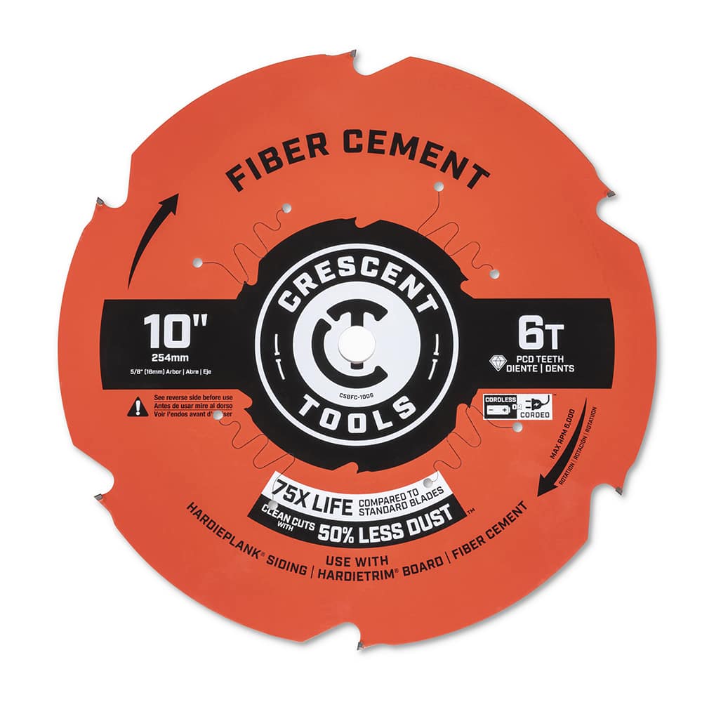 Wet & Dry Cut Saw Blade: 10