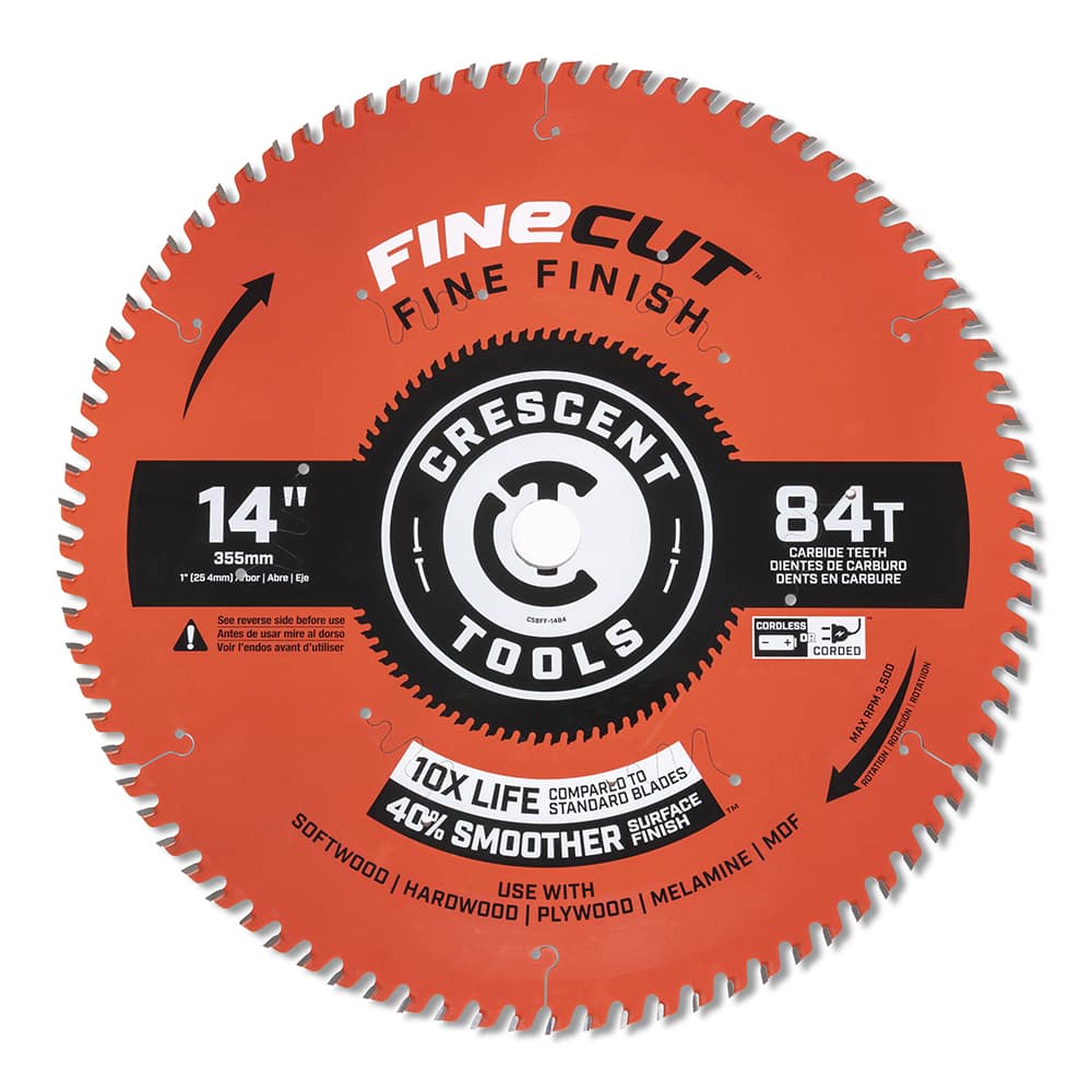 Wet & Dry Cut Saw Blade: 14