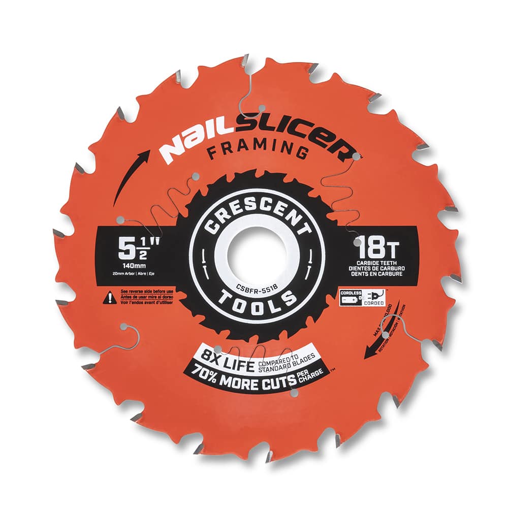 Wet & Dry Cut Saw Blade: 5-1/2