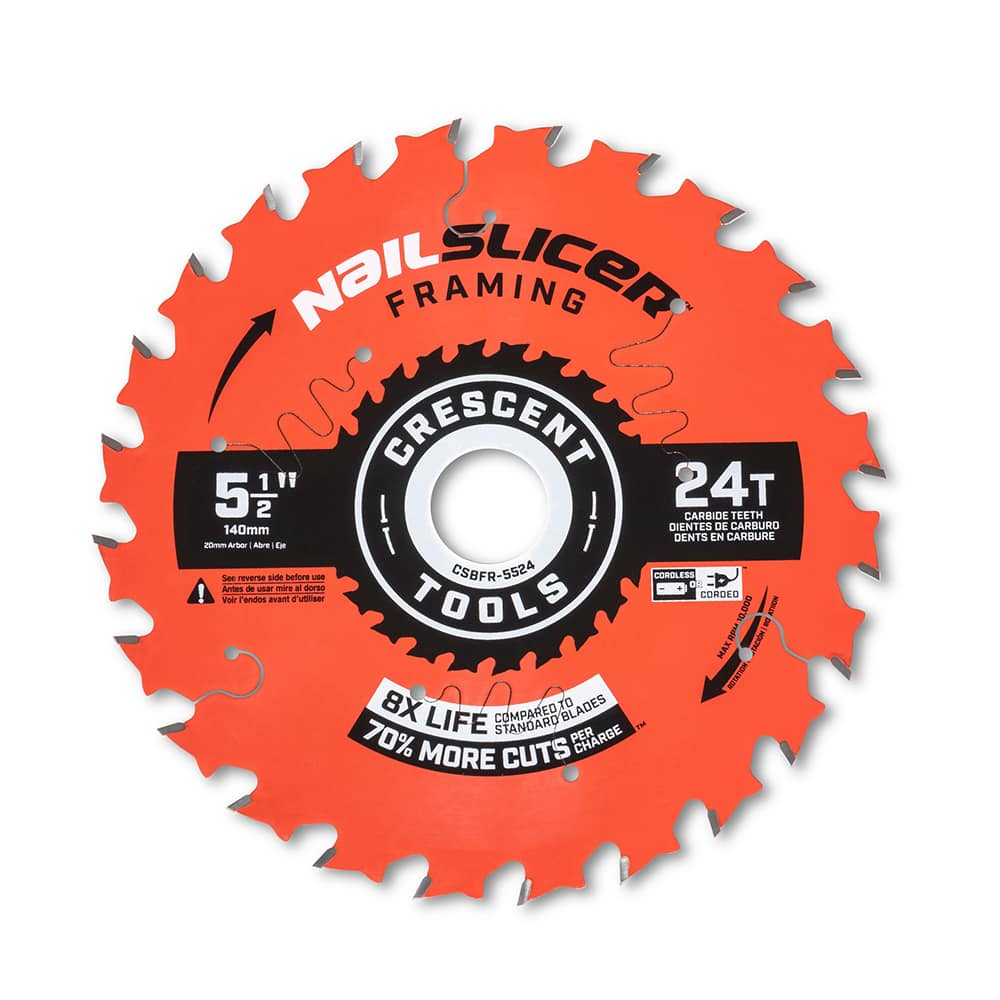 Wet & Dry Cut Saw Blade: 5-1/2