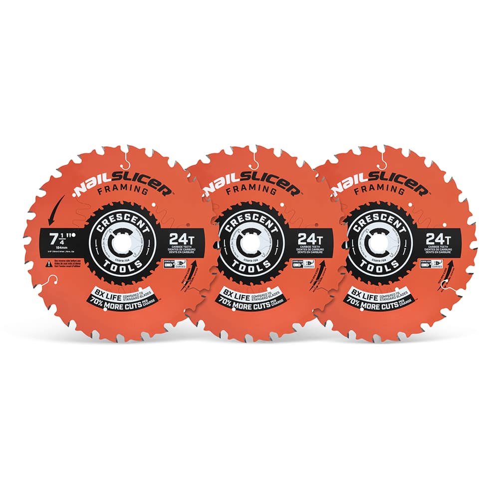 Wet & Dry Cut Saw Blade: 7-1/4