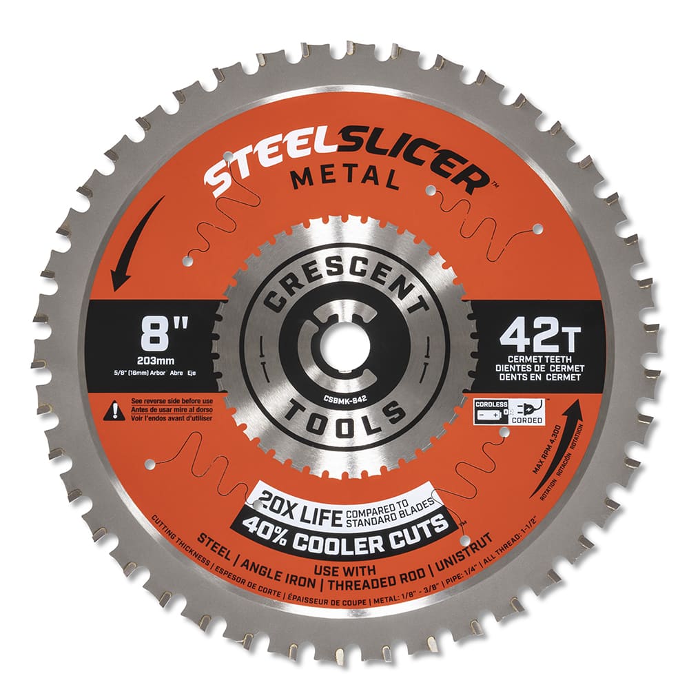 Wet & Dry Cut Saw Blade: 8