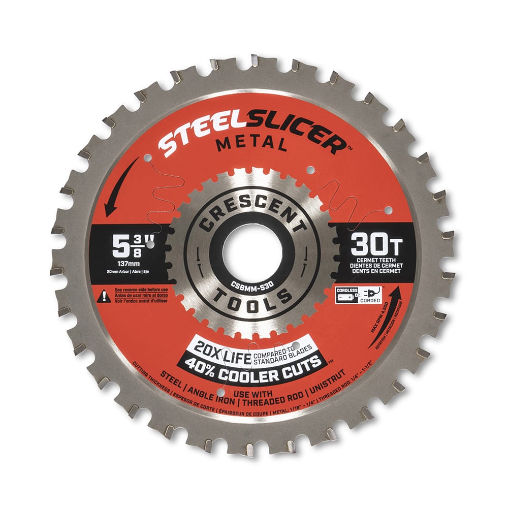 Wet & Dry Cut Saw Blade: 5-3/8