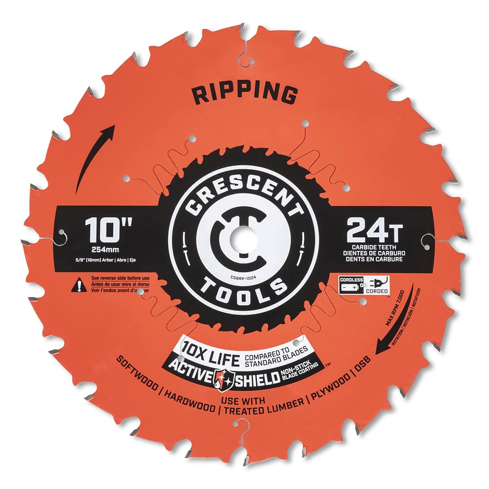 Wet & Dry Cut Saw Blade: 10