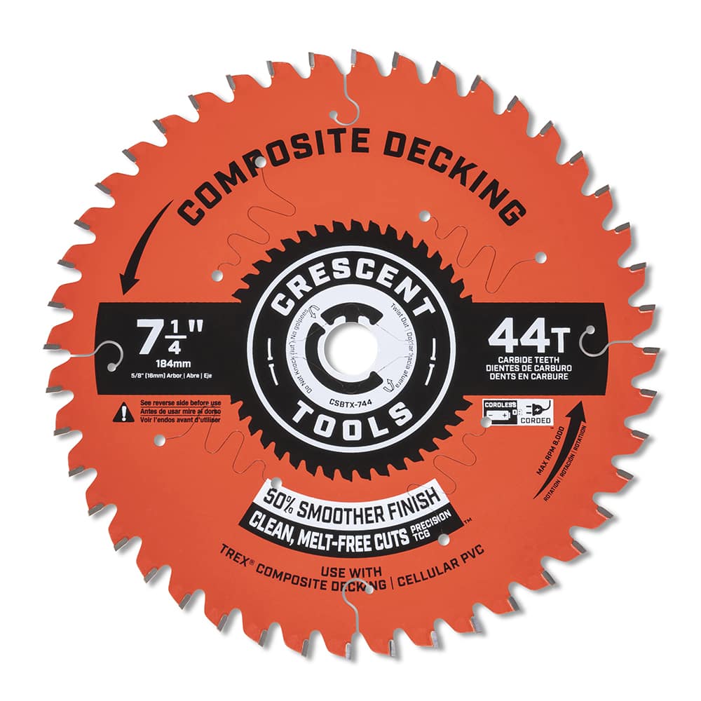 Wet & Dry Cut Saw Blade: 7-1/4