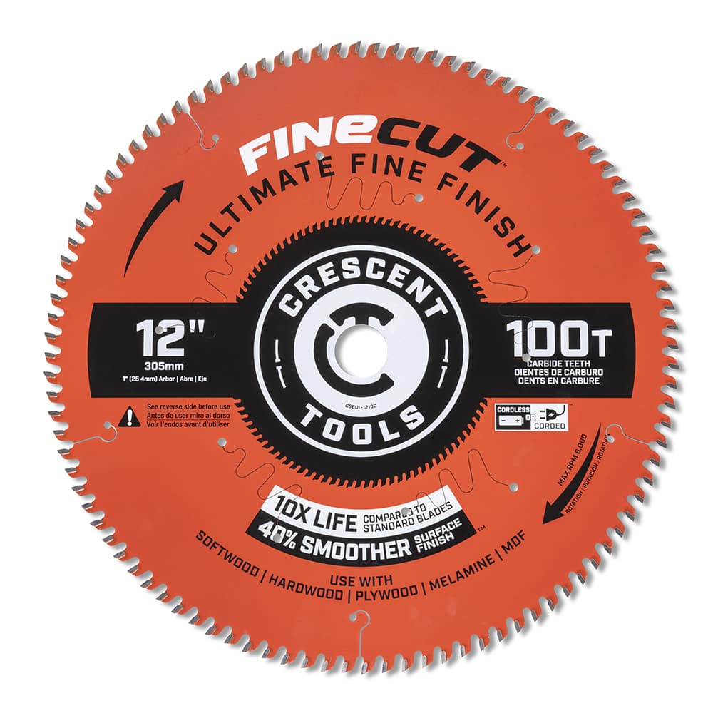 Wet & Dry Cut Saw Blade: 12