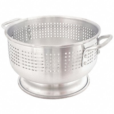 Colander 12 qt. 7-3/4 in H Aluminum MPN:ACOL12M