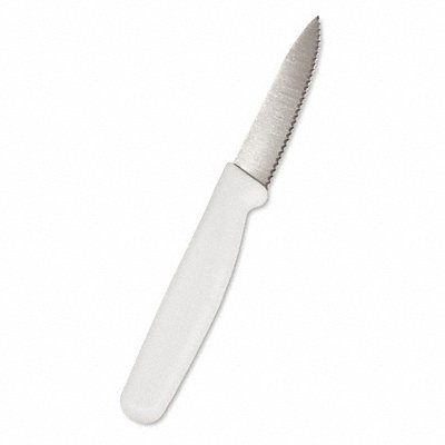 Paring Knife Serrated 3-1/2 in L White MPN:KN03