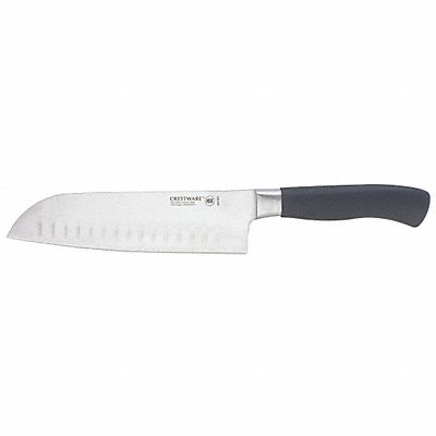 Santoku Knife Straight 7 in L Black MPN:KN161