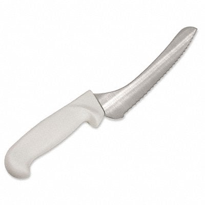 Bread Knife Serrated 9 in L White MPN:KN20