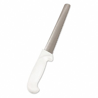 Bread Knife Straight 10 in L White MPN:KN22