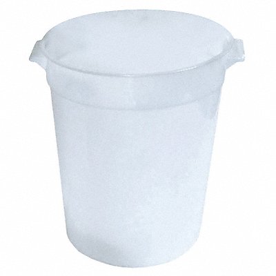 Round Storage Container White 12 qt. MPN:RCW12