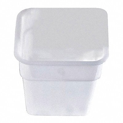 Square StorageContainer White 3-3/4 in.D MPN:SQW2